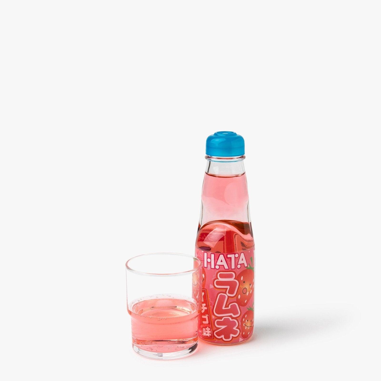 Limonada Hata ramune fresa - 200 ml - Hata kosen - iRASSHAi